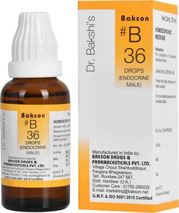 Bakson Dr Bakshis # B 36 -Endocrine [Males] Drops