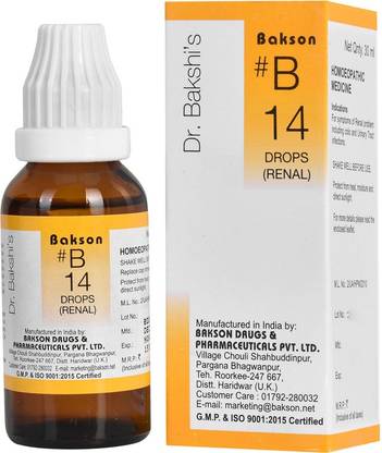 Bakson # B-14 (Renal Drops) Drops
