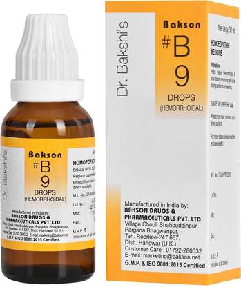 Bakson # B-9 (Hemorrhoidal Drops) Drops