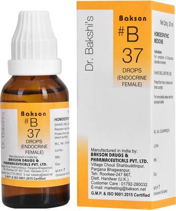 Bakson Dr Bakshi's # B 37 Endocrine [Females] Drops