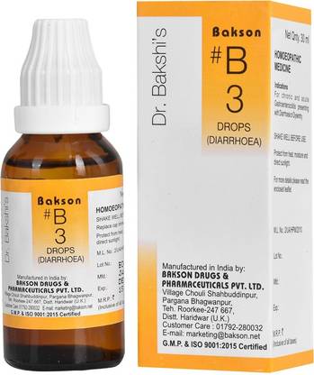 Bakson # B-3 (Diarrhoea Drops) Drops