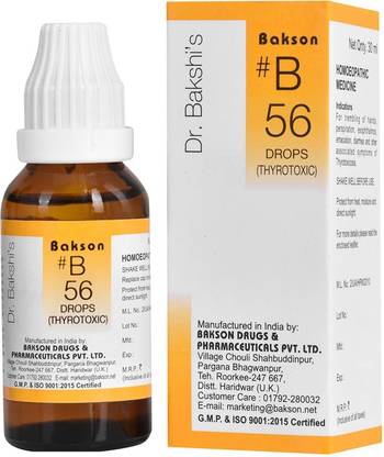 Bakson # B-56 (Thyrotoxic Drops) Drops