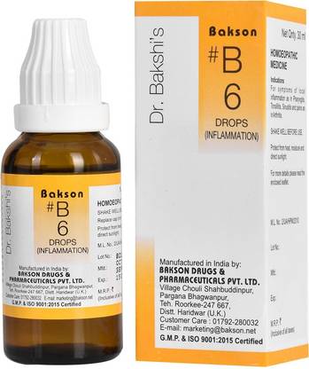 Bakson Dr Bakshis B Drop 6 Inflammation Drops