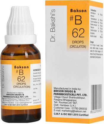 Bakson Dr Bakshis B Drop 62 - Circulation Drops