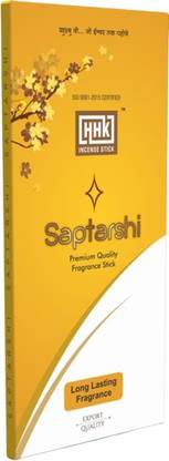 HHK INCENSE STICK Premium Agarbattis SAPTARSHI, REDSUN