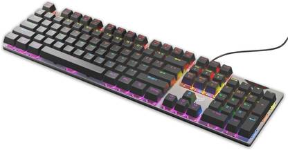 QUANTUM 9850 Mechanical Keyboard Wired USB Standard Gaming Keyboard Compatible with Desktop, Laptop, Mac