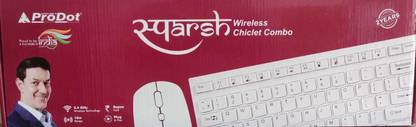 PRODOT SPARSH P - IB (WIRELESS) COMBO Wireless Standard Laptop Keyboard