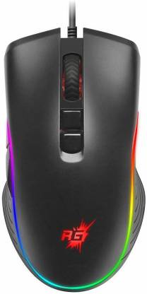 Redgear A-20 Gaming Mouse Wired Ambidextrous Optical  Gaming Mouse