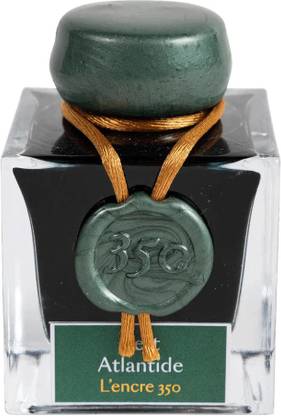Jacques Herbin Les encres 350 VERT ATLANTIDE (50mL) Ink Bottle