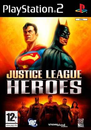 Techglow Justice League Heroes FULL GAME PLAYSTATION 2 in dvd video game (techglow)
