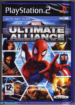 Techglow marvel ultimate alliance FULL GAME PLAYSTATION 2 in dvd video game (techglow)