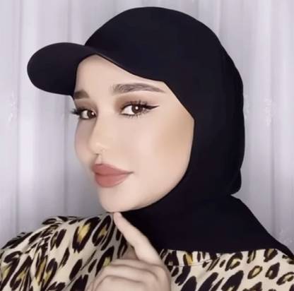 SM PRODUCTS Cotton Blend Abaya With Hijab