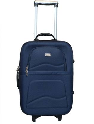 VIDHI Small Cabin Luggage (59 cm) - Blue Trolley Bag 20" (51 Cms) Trolley Cabin Luggage - 20 Inch - Blue - Blue