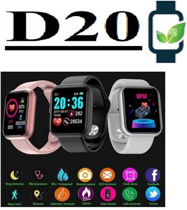 Stybits AO5(D20) PRO MULTI FACES STEP COUNTSMART WATCH BLACK(PACK OF 1) Smartwatch