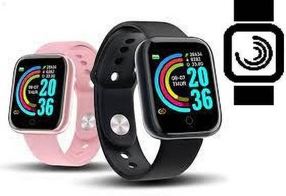 Y2H Enterprises SA360(Y68) MAX HEART RATE TRACKER BLUETOOTH SMART WATCH BLACK(PACK OF 1) Smartwatch
