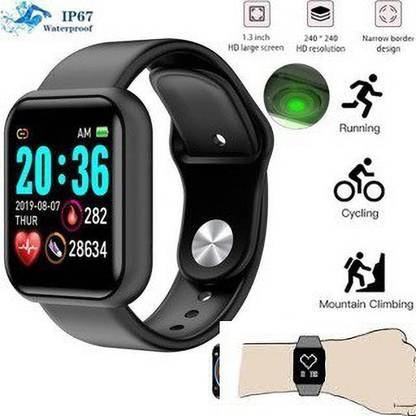 Ykarn Trades OK696(D20) MUTI SPORT SLEEP TRACKER SMART WATCH BLACK( PACK OF 1) ULTRA Smartwatch