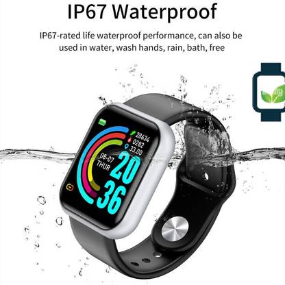 Y2H Enterprises SA327(Y68) MAX FITNSESS TRACKER STEP COUNT SMART WATCH BLACK(PACK OF 1) Smartwatch