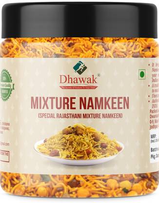 Dhawak Rajasthani Mixture Delicious Normal Spicy Rajasthani Namkeen Dalmot Dal Biji Sev