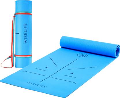 Wiselife TRU Alignment Sky Blue TPE 6 mm Yoga Mat