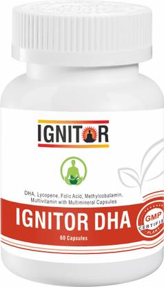 IGNITOR DHA, Multivitamin with Multimineral Capsules, Methylcobalamin Capsules