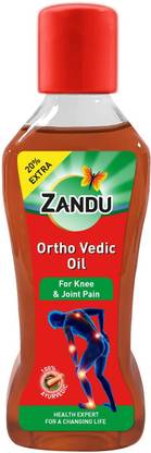 ZANDU Ortho Vedic Pain Relief Oil for knee, joint & muscle , improvement in 7 days Liquid