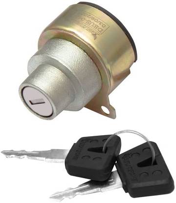 deutsche Ignition Cum Steering Lock Compatible With Yamaha RX-100 (4 Wires) DEUS-0427 Key Switch Lock