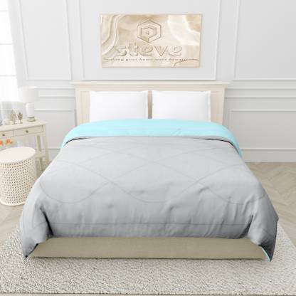 STEVE Solid Single Comforter for  AC Room