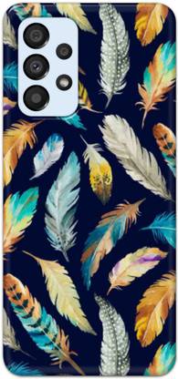 NDCOM Back Cover for Samsung Galaxy A33 5G Cute Feather Printed