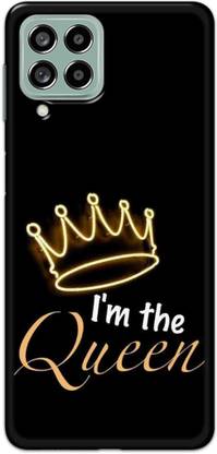 NDCOM Back Cover for Samsung Galaxy M53 5G I am the Queen Printed