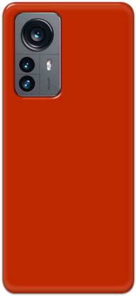 NDCOM Back Cover for Xiaomi 12 Pro 5G Solid Red Printed
