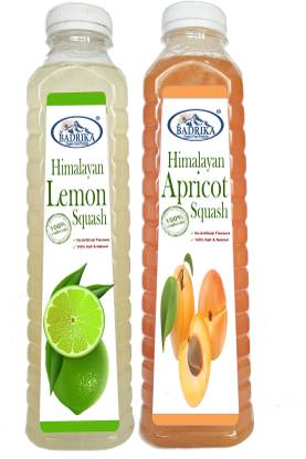 Badrika Pure Natural Lemon | Pahari Nimbu & Kumani | Apricot Squash | Sharbat