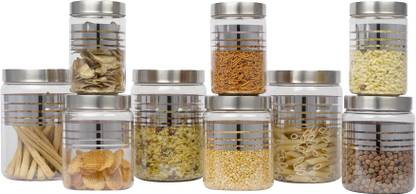 G-PET Plastic, Steel Grocery Container  - 2000 ml, 1000 ml, 750 ml