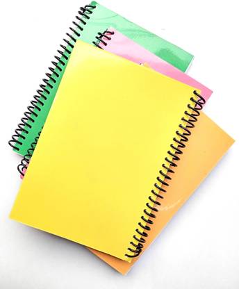 KRASHTIC A4 Size Notebook For Class Work and Office Work Pack of 4 ,200 Pages A4 Notebook Unruled 200 Pages