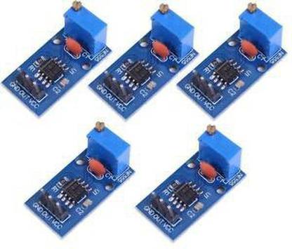 limitless products (PACK OF 5) NE555 Adjustable Frequency Pulse Generator Module 5V-12V Electronic Components Electronic Hobby Kit
