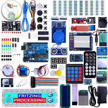 EPICTAC Complete Starter Kit for Arduino UNO MPU6050 Servo with 33 Tutorial Codes Educational Electronic Hobby Kit