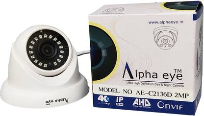 Alphaeye 2 MP 1920*1080 Resolution Full HD CCTV Minimum 2 MP DVR Supported Security Camera