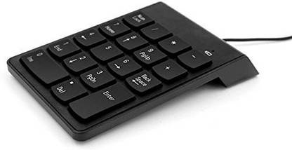 ULTRABYTES USB Numeric Keypad Portable Slim Mini Number Pad Wired USB Handheld Laptop Keyboard Compatible with Desktop, Laptop, Mac