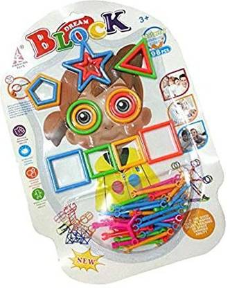 QBLYN Designer Dream Block Link to Make CoEndlessmbinations Figures Using Connectors