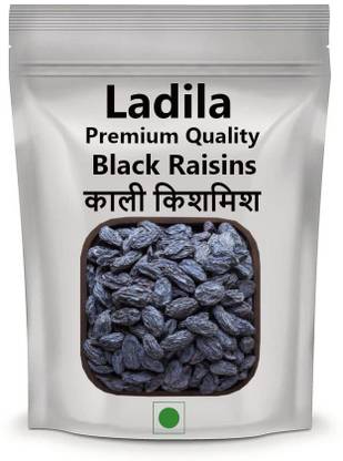 Ladila Black Raisins |Dry Grapes | Kali Kishmish| Black Kismis 250gm Raisins