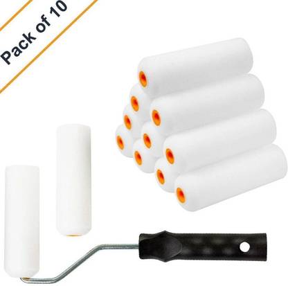SATYAM 4 INCH FOAM ROLLER PACK OF 10 paint roller brush Paint Roller