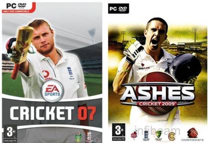 2Cap Cricket 2007 & Ashes 2009 Pc Dvd Game (Offline only) Complete Games (Complete Edition)