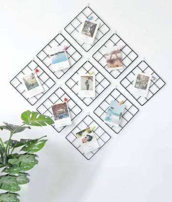 PIKIFY Steel Wall Grid Panel Pack of 8