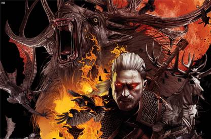 The Witcher Poster 18 x 12 inch 300 GSM Paper Print