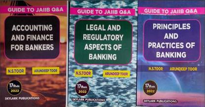 Guide To Jaiib (Q&A ) Legal And Regulatory Aspects Of Banking + Principles And Practices Of Banking + Accounting And Finance For Bankers Combo