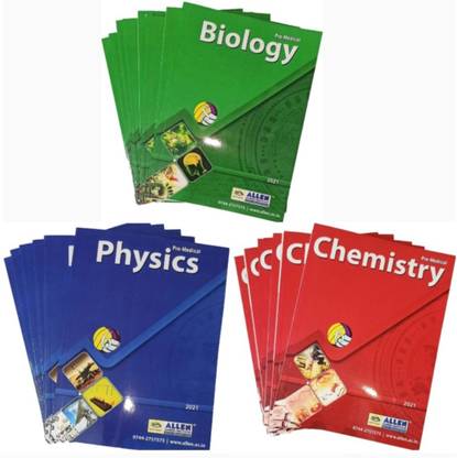 Allen Study Material 2021 For NEET Exam Medical Preparation Biology Chemistry Physics Books