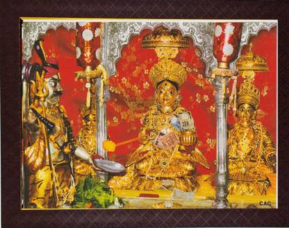 FRAMTASTIC KASHI LORD SHIVA AND ANNAPURNA MAA Religious Frame
