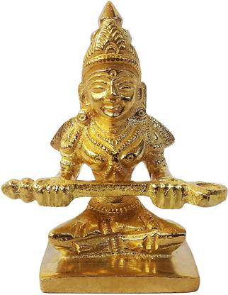 Idolsplace Brass Special Annapurna Murti | Lord Annapurna Devi Idol 100gm Decorative Showpiece  -  5 cm