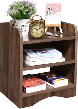 ABOUT SPACE Bedside Table - End & Sofa Side Stand, Corner Coffee Table Engineered Wood Side Table