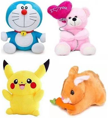 MHK Super Soft Complete Family Pack Combo of 4 Teddy Bear Toy in Low Budget  - 25 cm