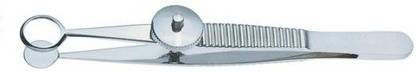 Agarwals Chalazion Forceps Oval Jaws with Locking Thumb Screw 20 mm Lens Forceps